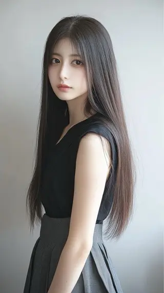 ロング NANAMI/海外風 レイヤー/ボブのヘアスタイル