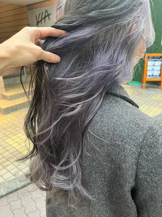 ロング カラー 原宿サロン代表 デザインカラー伊藤卓のヘアスタイル