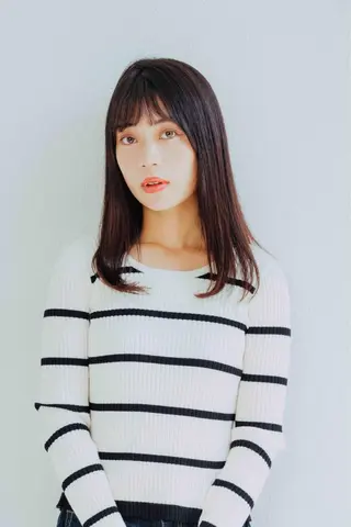 セミロング カラー unu hair所属・藤井 仁紀のヘアスタイル
