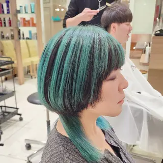 ミディアム カラー 中村 和貴のヘアスタイル
