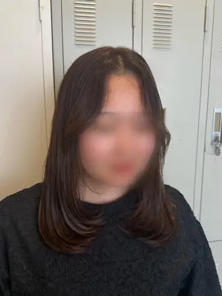 セミロング Grandoll Luxe所属・大神 鈴夏のヘアスタイル