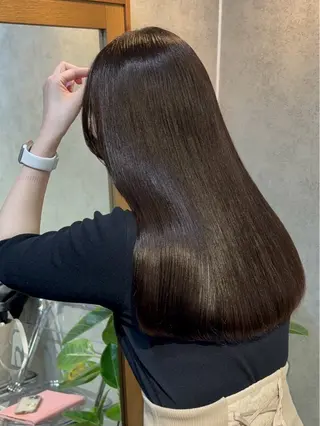 カラー ✨艶髪✨ワンカラー 銀座/Harunaのヘアスタイル