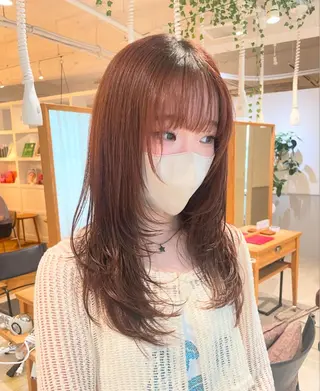 ロング カラー Ogata Marinaのヘアスタイル