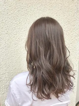 セミロング カラー JUNTA 梅田茶屋町のヘアスタイル
