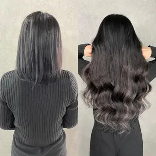 ミディアム 💎馴染むエクステ ×カラーTOMO💎のヘアスタイル