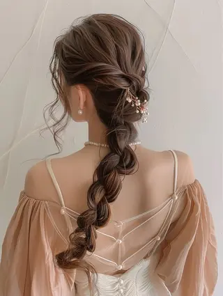 ロング ヘアアレンジ ELLE salon /ayakaのヘアスタイル