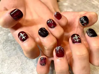 ネイル 林//長さだし パラジェルフィルインのネイルデザイン