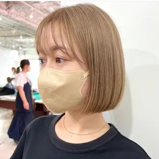 ミディアム カラー GO TODAY SHAiRE SALON 原宿本店所属・ボブ/レイヤー/ ハッシュカット/河内のヘアスタイル