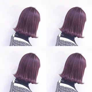 ミディアム カラー なんば髪質改善カラー Ardoreのヘアスタイル