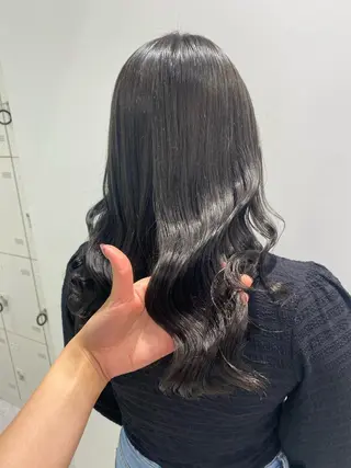 ミディアム カラー ヘアアレンジ GOTODAY shair salon 横浜mare店所属・透明感抜群カラー mai🍑♡のヘアスタイル