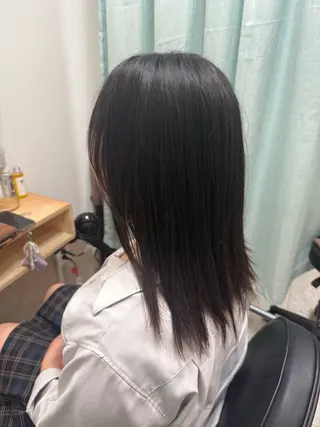 ミディアム TELAHAIR 篠原翔哉のヘアスタイル