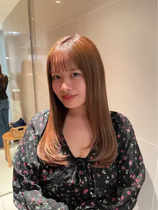 ロング 縮毛矯正/レイヤー 🌙児玉光瑠のヘアスタイル