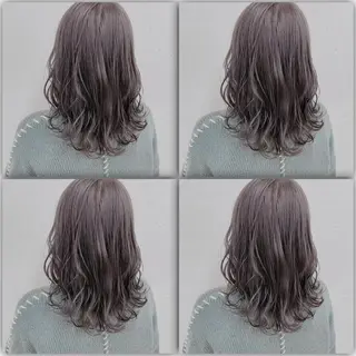 ロング カラー メンズ ダブルカラー 韓国ヘアKYONのヘアスタイル