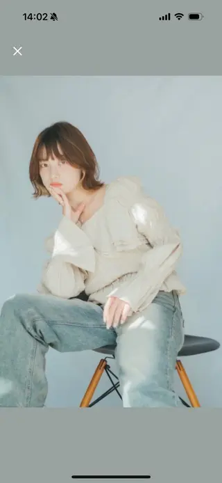 ミディアム 美髪✨艶髪✨髪質改善 カラー特化❣大石優奈のヘアスタイル