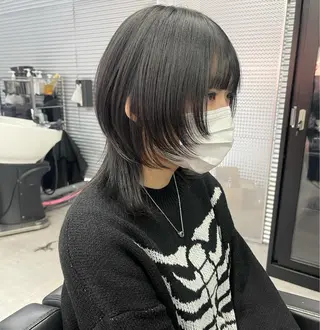 ショート 柏 ウルフ/レイヤー 田中佐和🐺のヘアスタイル