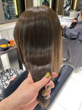 ミディアム SALOWIN渋谷caldo店B1所属・岐津公太 メンズ縮毛矯正のプロのヘアスタイル