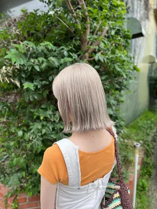 ショート ボヌールソレイユ所属・☁️彦坂唯有/ 透明感カラー☁️のヘアスタイル