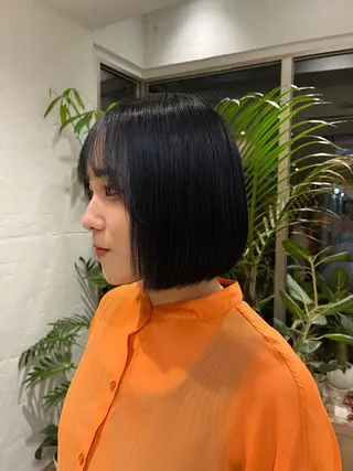 ショート カラー 🦖ミニボブ/ボブ /MOEKA🦕のヘアスタイル