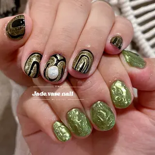 ネイル ✰Jade.vase 银座のネイルデザイン