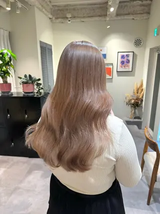 ロング カラー ayaka♡ 柔らかカラーのヘアスタイル