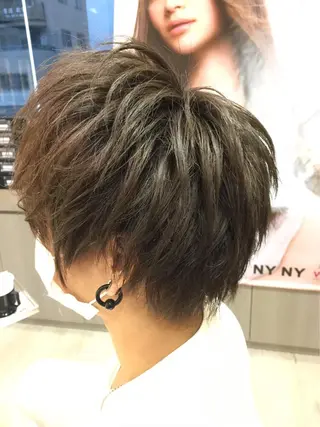 ショート カラー メンズ メンズカット 三村洸斗のヘアスタイル