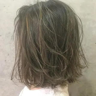 ミディアム カラー ヘアアレンジ 【公式】amble luxe池袋東口🩷のヘアスタイル