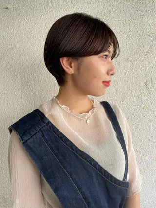 ショート カラー suvvy hairsalonのヘアスタイル