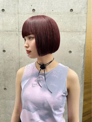 カラー 新貝楓🌀 透明感カラーのヘアスタイル