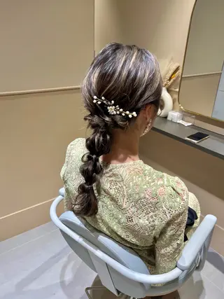 ロング ヘアアレンジ 🫧tomoka 透明感カラー🫧のヘアスタイル