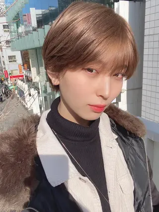 ショート カラー ヘアアレンジ 【代表】 たき〜のヘアスタイル