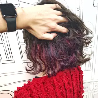 ミディアム カラー レイヤー⭐️カラー ⭐️平川雅史のヘアスタイル