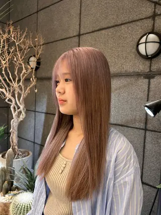 ロング カラー ꪆৎ平行アーチ ྀི ワカナの眉毛・アイブロウイメージ