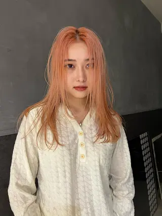 ロング カラー 田中 里奈のヘアスタイル
