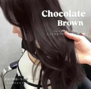 ロング カラー トレンドスタイル/ ワンホン/YURIのヘアスタイル