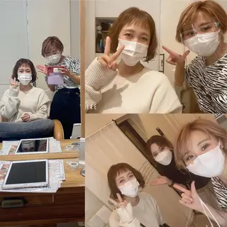 ショート カラー メンズ キッズ ✂︎ショート、ボブ、 レイヤー🩵YUMIのヘアスタイル