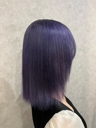 ミディアム Rio/ヘアセット/ ハイトーンカラーのヘアスタイル