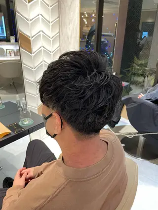 ショート パーマ メンズ メンズ専門美容師✂︎ 大庭勝己のヘアスタイル