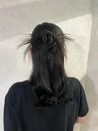 ロング 池袋艶カラー/メイク 🎀Rina🎀💚のヘアスタイル