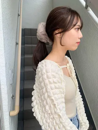 ロング LOREN＋透明感 オリーブhirokoのヘアスタイル