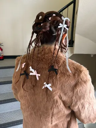 ロング ☕️結【suii.】 ボブ/ヘアセット☕️のヘアスタイル