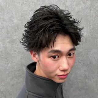 ショート メンズ メンズウルフ特化🐺 🔥長山耕大🔥のヘアスタイル