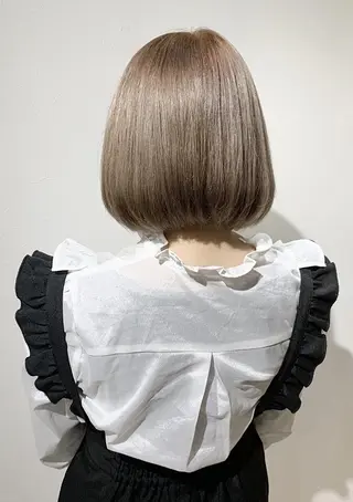 セミロング カラー ヘアアレンジ Device ディバイスのヘアスタイル