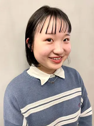 ミディアム カラー パーマ ヘアアレンジ メンズ キッズ ネイル マツエク・マツパ tatsumi/ボブ ウルフ/レイヤーのヘアスタイル