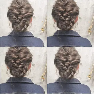 ロング カラー ヘアアレンジ clan所属・Satsuki ✂︎♡のヘアスタイル