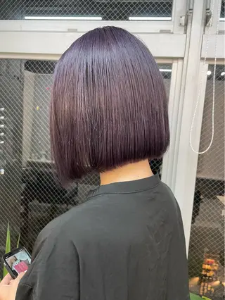 ミディアム カラー lani hair salon所属・SHOTO ハイトー ン/デザインカラーのヘアスタイル