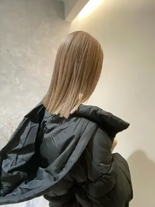 ミディアム カラー LOVESTOIKE 堂本のヘアスタイル