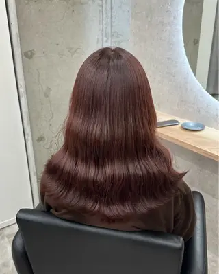 カラー 奥野碧🌈艶髪 /ダメージレスカラーのヘアスタイル