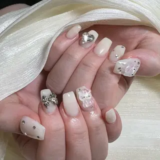 ネイル By moonネイル 🌷ワンホン/韓国風のネイルデザイン