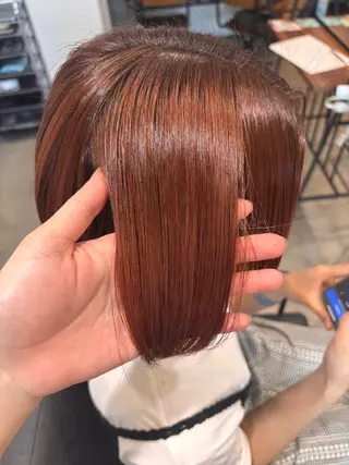 ショート カラー カラーモデル🪄/ 艶カラー/フミナのヘアスタイル