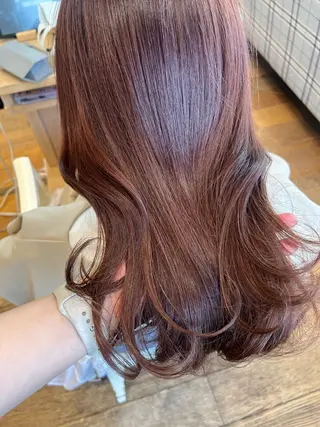 セミロング カラー 暖色カラー/似合わせ カット/名古屋/辻のヘアスタイル